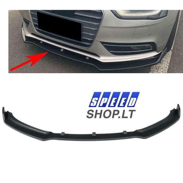 AUDI A4 B8 Fl priekinio bamperio pažeminimas